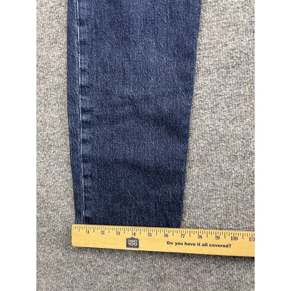 Levis Wedgie Straight Jeans Womens 27 Blue Denim High Rise Ankle Button Fly - Picture 7 of 11